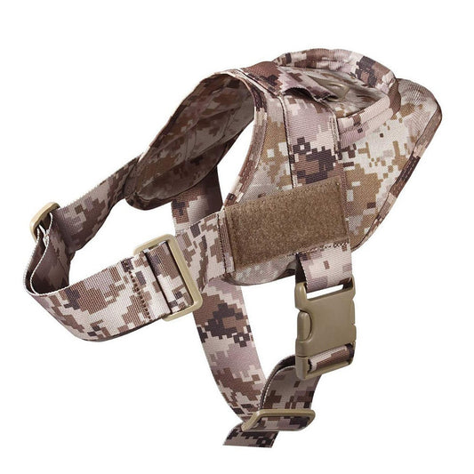 Military Tactical Dog Harness Patrol K9 Working Pet