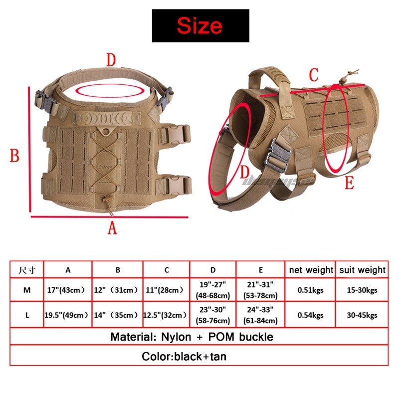 Tactical Dog Vest